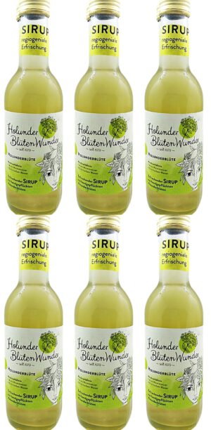 Holunderblütensirup Holunderwunder 6-pack