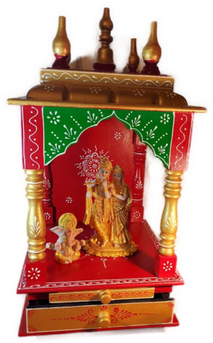 Mandir mit Ganesha Krishna